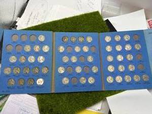 Partial Jefferson Nickel Book