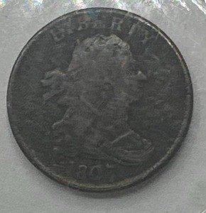 1807 Draped Bust Half Cent