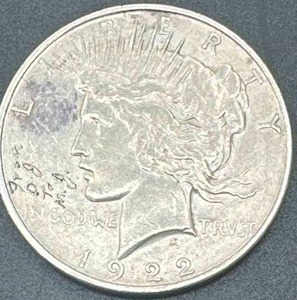 1922-D Silver Peace Dollar