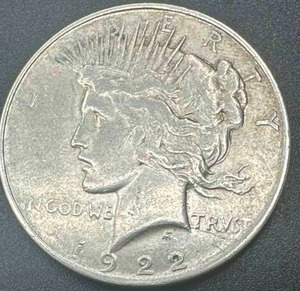 1922-P Silver Peace Dollar