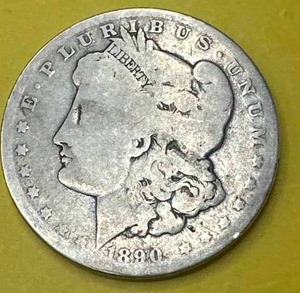 1890-O Morgan Silver Dollar