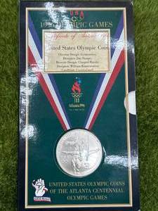 1995-D 90% Silver Olympic Dollar (.86 troy oz.)