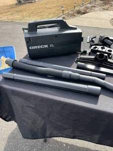 lot 17 image: Oreck XL Vacuum With Attachments (untested)