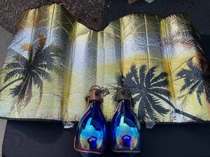 lot 35 image: Front Windshield Cover  2 Hanging Decorations