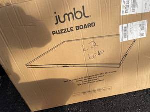 lot 44 image: Puzzle Board  Baby Gate  Entryway Coat Hanging Mantel
