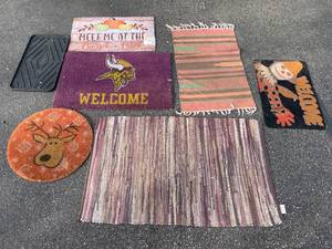 lot 51 image: Floor and Entry Way Mats Inc Vikings Welcome Mat