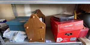 lot 78 image: Bottom Shelve of Rack Everything Goes