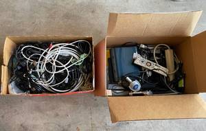 lot 80 image: 2 Boxes of Various Cords