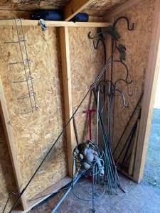 lot 87 image: Flowerpot Hangers  Elephant Yard Decoration  Everything Pictured Goes