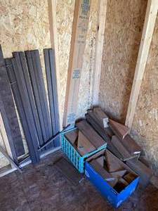 lot 89 image: 6 Foot Bird Feeder Pole  Various Wood Pieces  Everything in Photo Goes