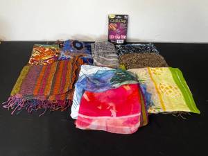 lot 283 image: Variety of ScarvesShawls