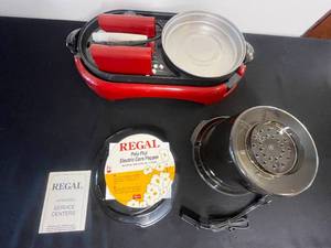 lot 339 image: Regal Electric Popcorn Popper, Santa Fe Buffet Warmer