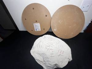 lot 322 image: 2 Pastry Boards w Cloth Measuring Tool