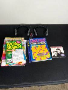 lot 98 image: KOSS Brand Digital Headset Tuners, Partially Used Crossword Puzzles, Cookbook and DIY Magazines, Everly Bros CD