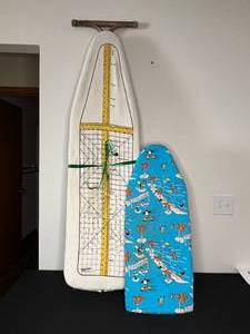 lot 416 image: Two Ironing Boards - One Table Top and One Full Size