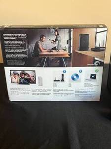 lot 107 image: Cgate Go Flex Home 1Tb Wifi Hard Drive. Netgear Router
