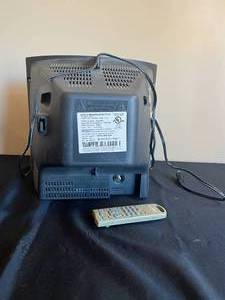 lot 110 image: 14 Small Sanyo TV with Remote - untested