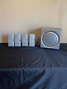 lot 139 image: Panasonic Surround Sound Speakers - Untested