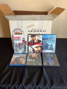 lot 143 image: Box of Various DVDs, Blurays and Games