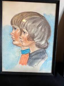 lot 182 image: Home Decor - Framed Portraits, Friend Angel Ornament, Collector Plates