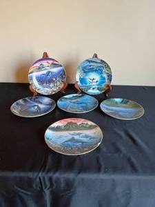 lot 181 image: The Danbury Mint Underwater Paradise Collection by Robert Lyn Nelson - 6 Plates