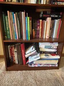 lot 195 image: Bookcase and 2 Shelves of Various Books