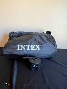 lot 208 image: Intex Inflatable Mattress with Battery Power - Size and Condition Unknown