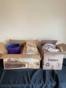 lot 468 image: Craft Lot and Box of Sea Shells