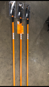 Lot of 3 Fiskars PowerLever 1-18 in. Cut Capacity Steel Saw Blade 15 in. Fiberglass Pole 14 ft. Tree Pruner  Customer Returns See Pictures