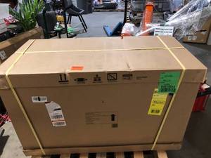 Husky 52 in. W x 25 in. D Standard Duty 9-Drawer Mobile Workbench Cabinet with Solid Wood Top in Gloss Blue   Customer Returns See Pictures