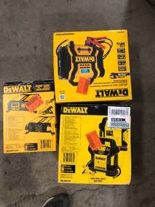 Lot of 3 Dewalt Portable Power Stations Various Sizes Models  and Conditions   Customer Returns See Pictures
