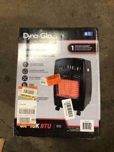 Dyna-Glo 18K BTU Propane Cabinet Gas Portable Heater  Customer Returns See Pictures