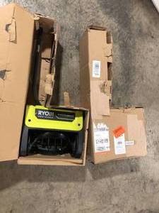 Lot of 2 RYOBI Expand-It 12 in. Snow Thrower Attachment Customer Returns See Pictures