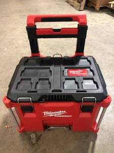 Milwaukee PACKOUT 22 in. Rolling Modular Tool Box Customer Returns See Pictures