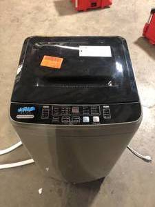 JEREMY CASS 1.38 cu. ft. Full-Automatic Smart Home Top Load Washer, Washing Machine with Drain Pump, 17.7 lbs 10 Wash Program-Gold  Customer Returns See Pictures