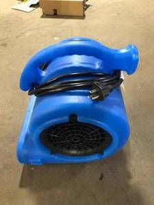 B-Air 14 HP Air Mover Blower Fan for Water Damage Restoration Carpet Dryer Floor Home and Plumbing Use in Blue Customer Returns See Pictures