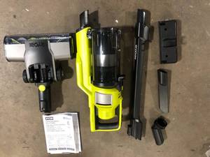 RYOBI ONE HP 18V Brushless Cordless Pet Stick Vacuum Cleaner (Tool Only)  Customer Returns See Pictures