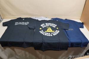lot 92 image: 5 Political T-Shirts - Pro-RepublicanTrump - Medium