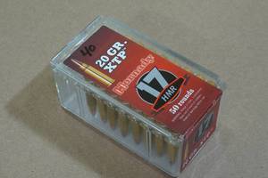 lot 131 image: 40 Hornady .17 HMR 20 Gr XTP Ammo