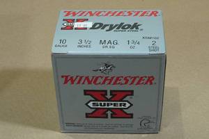 lot 137 image: 25 Winchester Super-X 10 Gauge 3-12 Magnum 2 Steel Shot Shotshells
