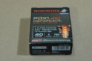lot 148 image: 10 Winchester PDX1.410 Defender .410 Bore 3 Defense Shotshells