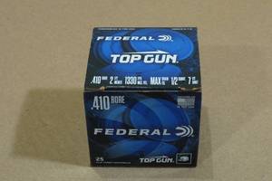 lot 149 image: 25 Federal Top Gun .410 Bore 2-12 7.5 Shot Shotshells