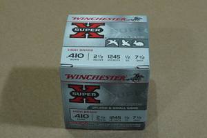 lot 150 image: 25 Winchester Super-X .410 2-12 7.5 Shot Shotshells