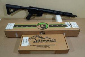 lot 1A image: Unfired Custom Built .17 HMR AR-Format Semi-Auto Rifle