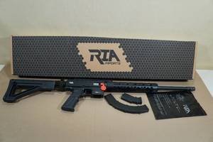 lot 1B image: Unfired Rock Island Armory TM22 .22 LR AR-Format Semi-Auto Rifle