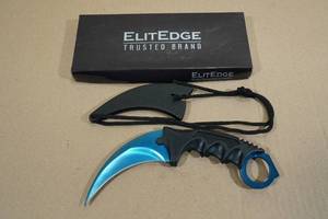 lot 18 image: Karambit Neck Knife with Lanyard