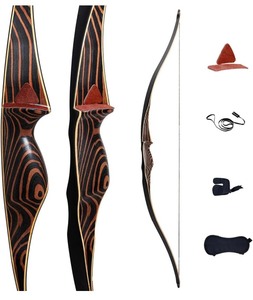 lot 32 image: Deerseeker 54 Traditional RH Longbow - 60 lb  28