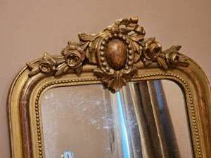 lot 49 image: Guilt Louis XV Mirror
