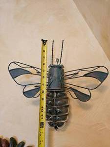 lot 467 image: Folk Art Firefly Wall Art