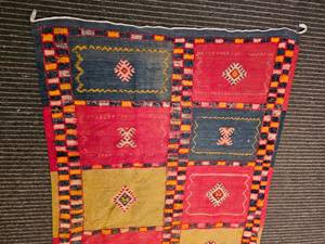 lot 141 image: Moroccan Berber Patchwork Hall Runner